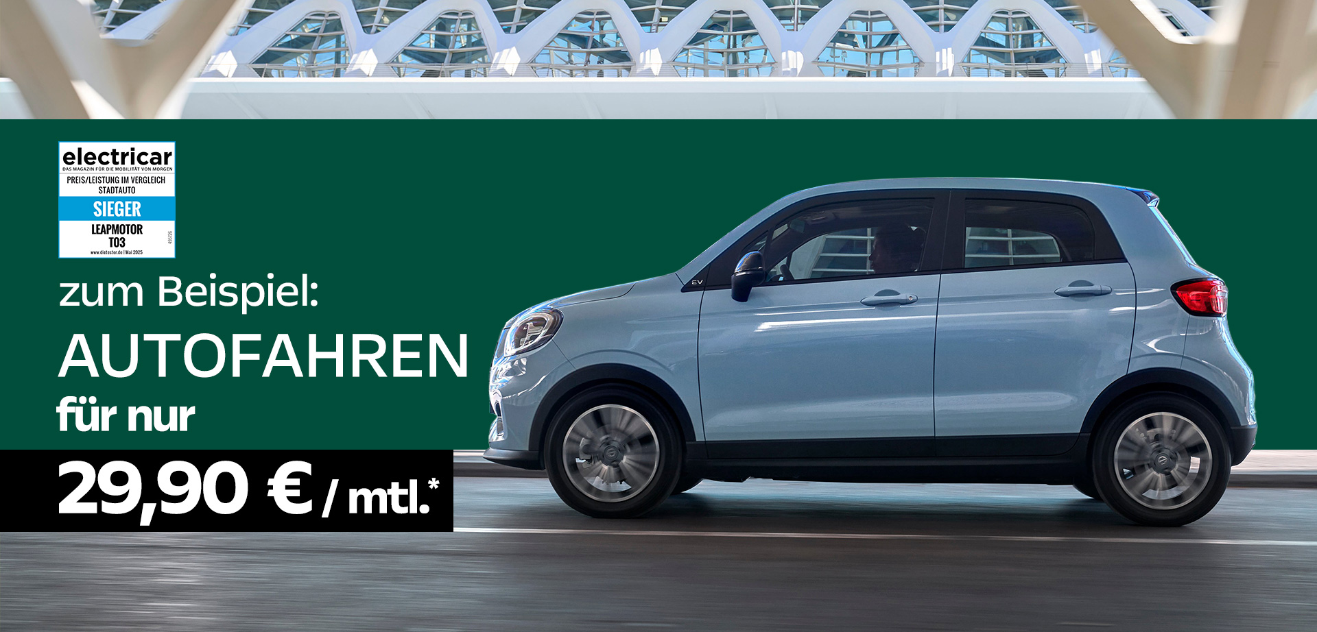 LEAPMOTOR T03 Design 70 kW (95 PS) Elektro