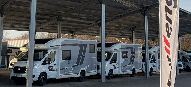 Auch unsere Reisemobile von Challenger weckten großes Interesse und machten Lust auf Urlaub mit dem besonderen Gefühl der Freiheit, im Autohaus Zimpel & Franke in Meerane.