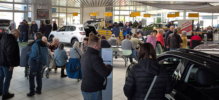 Leapmotor, die neue Automarke bei der Zimpel & Franke Gruppe und von großem Interesse auf unserer Veranstaltung im Autohaus Zimpel & Franke in Zwickau.