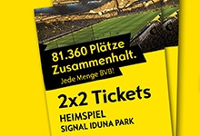 2x2 Tickets für ein BVB Dortmund Spiel