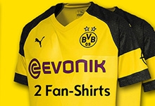 2 T-shirts aus dem BVB Fan Shop