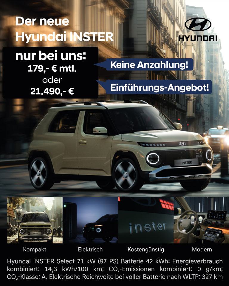 Wir feiern den Hyundai Inster und Sie sind herzlich eingeladen!