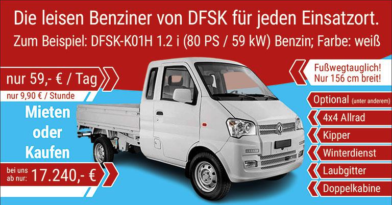 DFSK Kleintransporter mieten oder kaufen