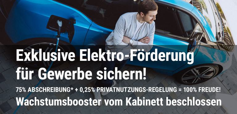 Exklusive Elektro-Förderung für Gewerbe sichern! 