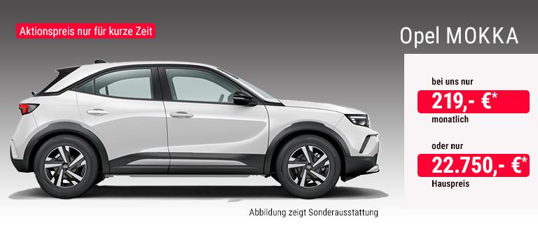 Opel Mokka Elegance 1.2 T 74 kW (100 PS) Noch bis zum 20.11.2025 haben wir für Sie diesen sofort verfügbaren Opel Mokka zum Schnäppchenpreis.