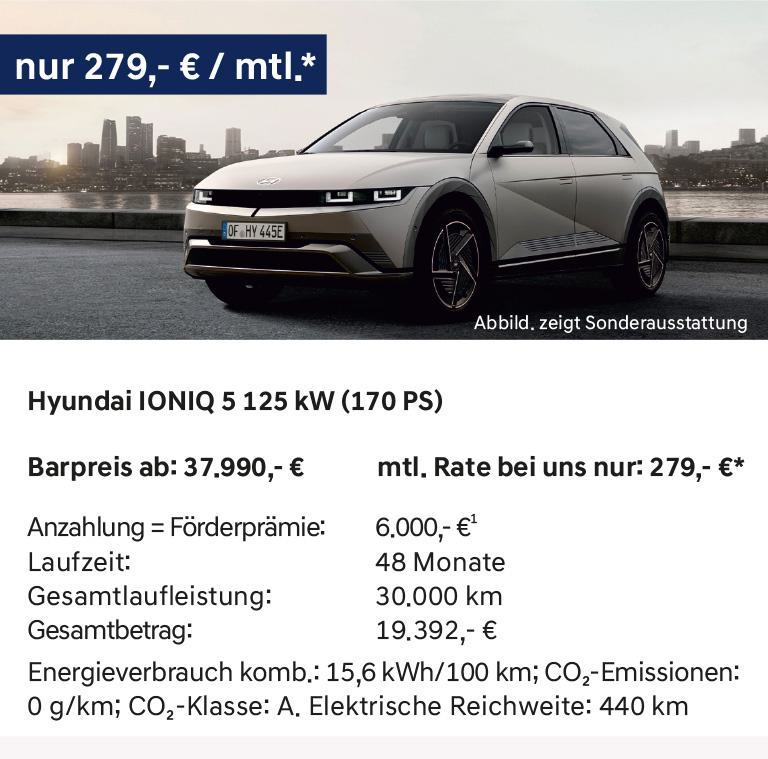 Hyundai IONIQ 5 125 kW (170 PS) Elektroförderung