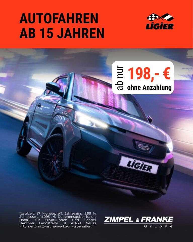 Ligier JS50 - Angebot zur Finanzierung ohne Anzahlung