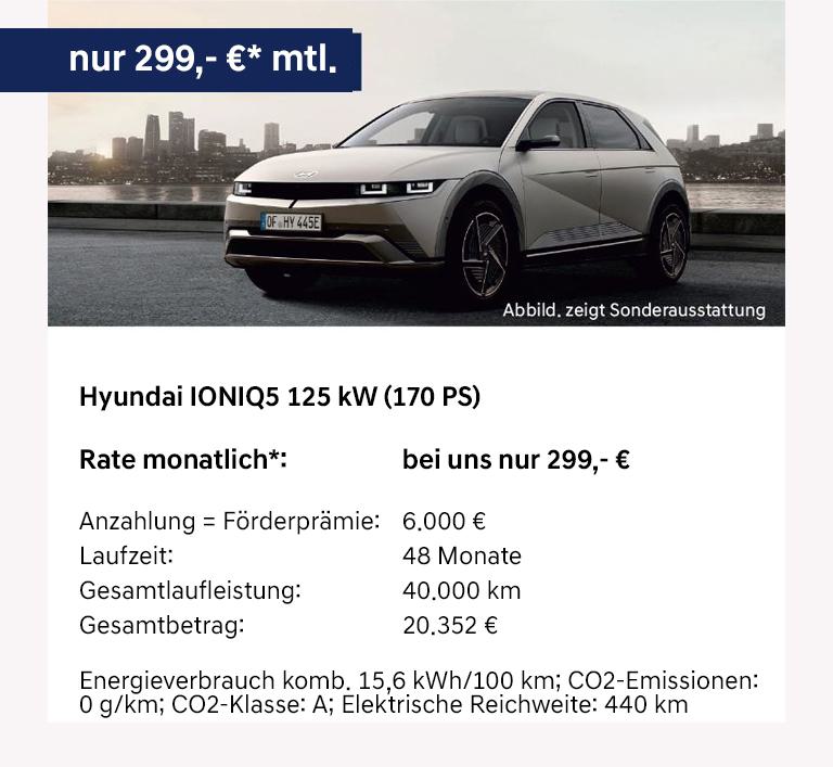 Hyundai IONIQ 5 125 kW (170 PS) Elektroförderung
